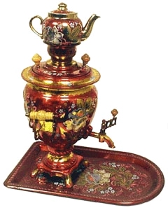 Russian souvenir. Samovar