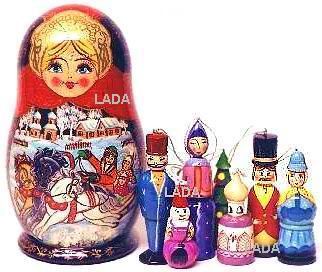 Russian souvenirs Nesting dolls