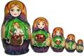 5 nesting dolls