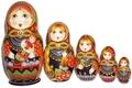 5 nesting dolls