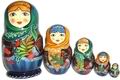 5 nesting dolls