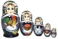 5 nesting dolls