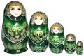 5 nesting dolls