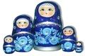 5 nesting dolls