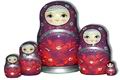 5 nesting dolls