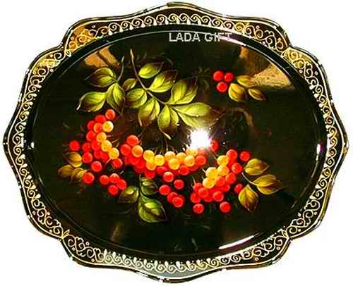 Russian souvenirs Zhostovo trays